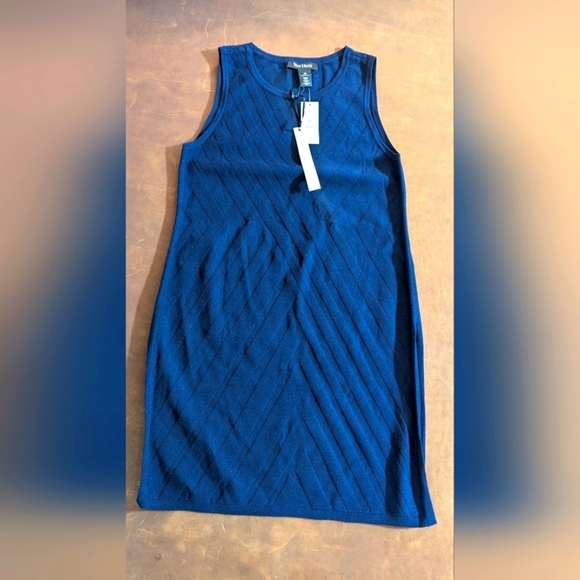 White House Black Market Dresses & Skirts - NWT New White House Black Market Dress Tunic Blue Women's Size XS